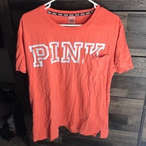 PINK Victoria's Secret Tops - Bright pink T-shirt PINK Victoria's Secret Tops - Bright pink T-shirt
